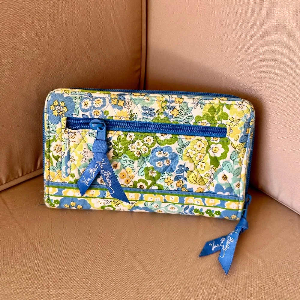 Vera Bradley, English Meadow Twist Lock Wallet - Picture 3 of 10